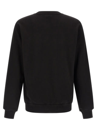 Black Cotton Sweatshirt