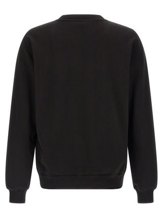 Black Cotton Sweatshirt