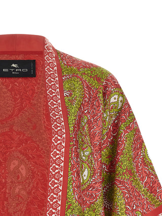 Multicolor Silk Cardigan