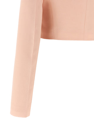 Multicolor Polyester Blazer