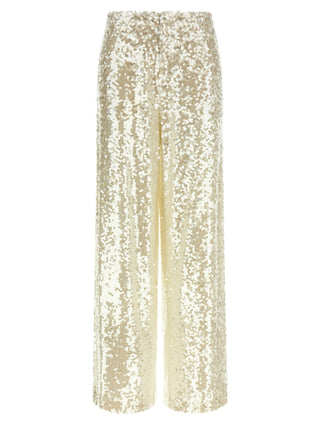 White Polyester Pants