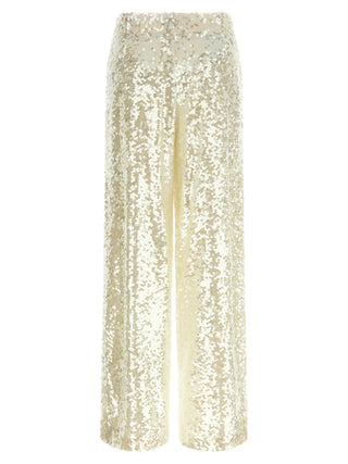 White Polyester Pants