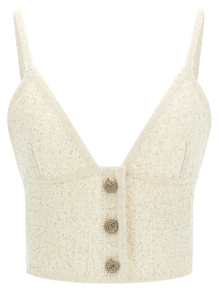 White Polyester Tank Tops