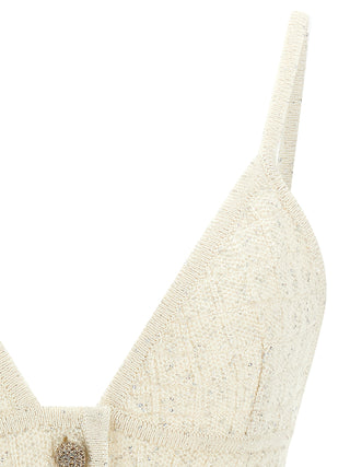 White Polyester Tank Tops