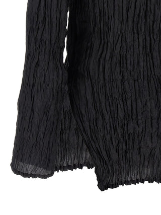 Black Silk Blouse