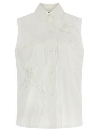 White Polyamide Blouse