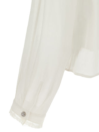 Beige Acetate Blouse