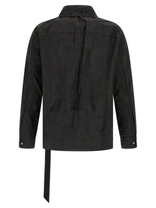 Black Cotton Denim Jacket