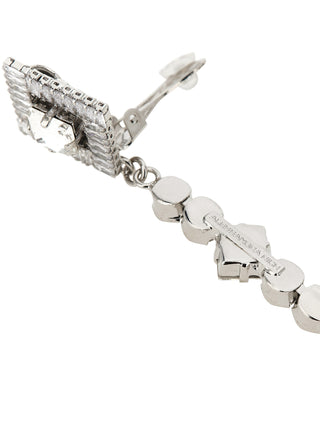 Silver Plastic Earrings