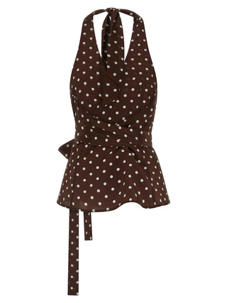Brown Silk Tank Tops