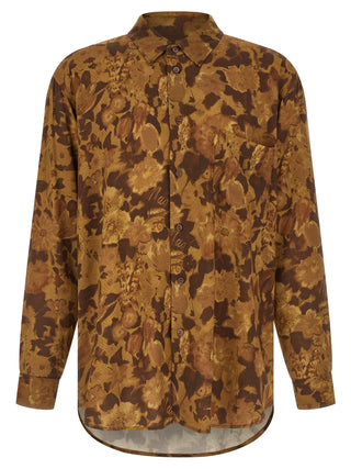 Brown Viscose Blouse
