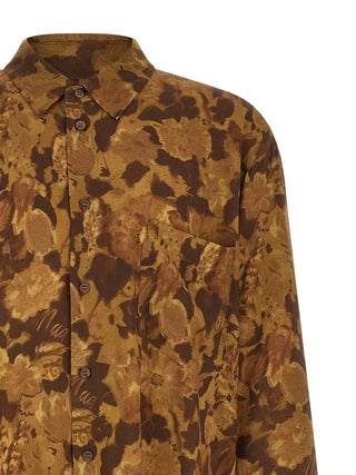 Brown Viscose Blouse