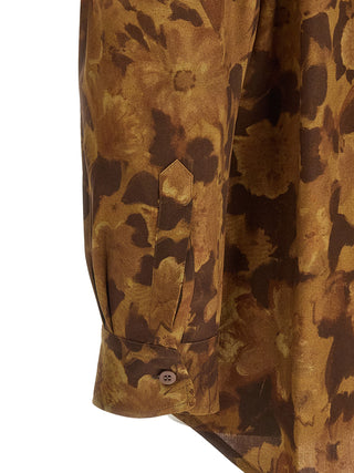 Brown Viscose Blouse