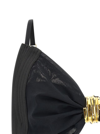 Black Polyamide Bra