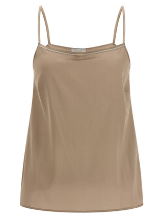 Brown Silk Blouse