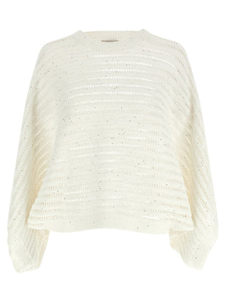 White Cotton Cardigan