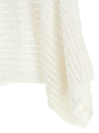 White Cotton Cardigan
