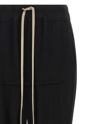 Black Cotton Mini Skirt