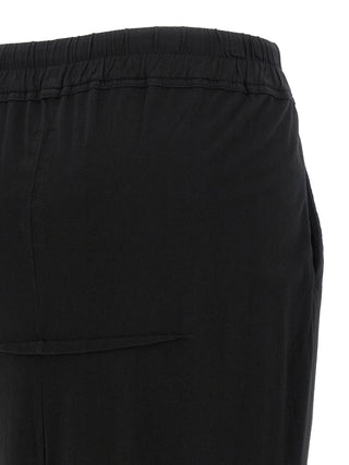 Black Cotton Mini Skirt