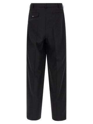 Pantalones de vestir de lana negra