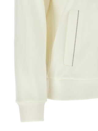 White Cotton Sweatshirt