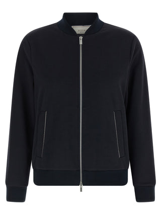 Blue Cotton Bomber