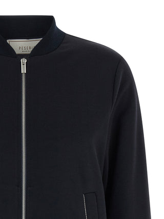 Blue Cotton Bomber