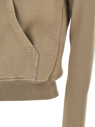 Sudadera beige de algodón