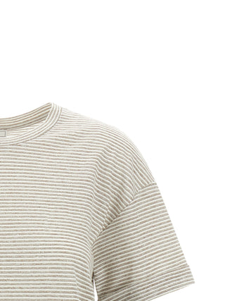 Beige Linen T-Shirt