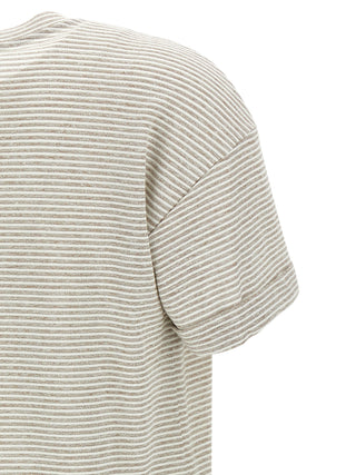 Beige Linen T-Shirt