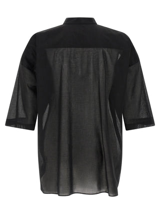 Black Cotton Blouse