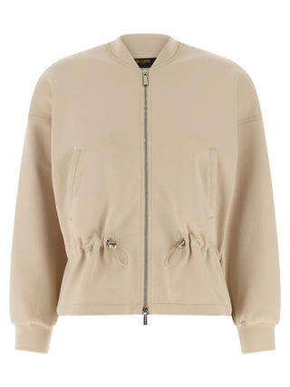 Beige Cotton Sweatshirt