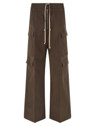 Brown Cotton Cargo Pants