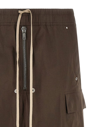 Brown Cotton Cargo Pants
