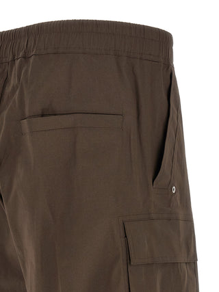 Brown Cotton Cargo Pants
