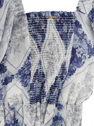 Blue Ramie Blouse