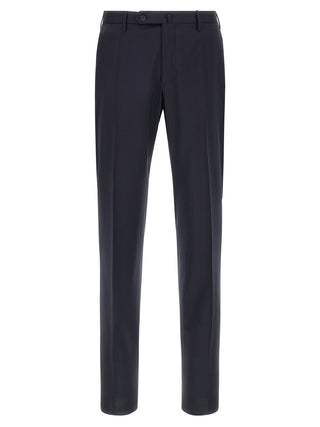 Blue Virgin Wool Dress Pants
