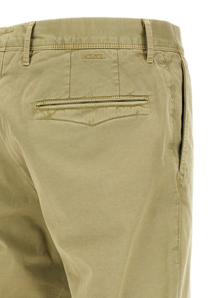 Bicolor Cotton Casual Pants