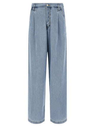 Blue Cotton Jeans Denim