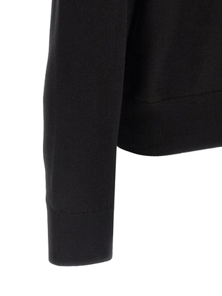 Black Cotton Cardigan