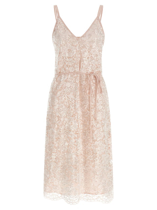 Multicolor Polyester Midi Dress