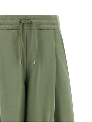 Bicolor Cotton Casual Pants
