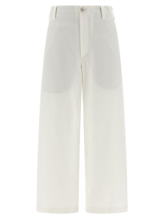White Cotton Chino Pants