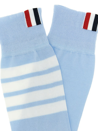 Blue Cotton Socks