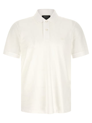 White Cotton Polo Shirt
