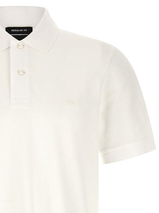 White Cotton Polo Shirt