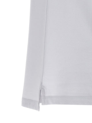 Blue Cotton Polo Shirt