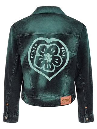 Gray Cotton Denim Jacket