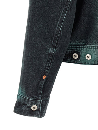 Gray Cotton Denim Jacket