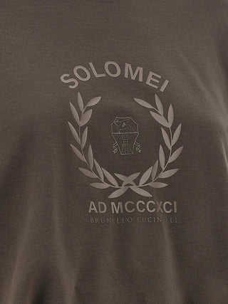 Brown Cotton Sweatshirt